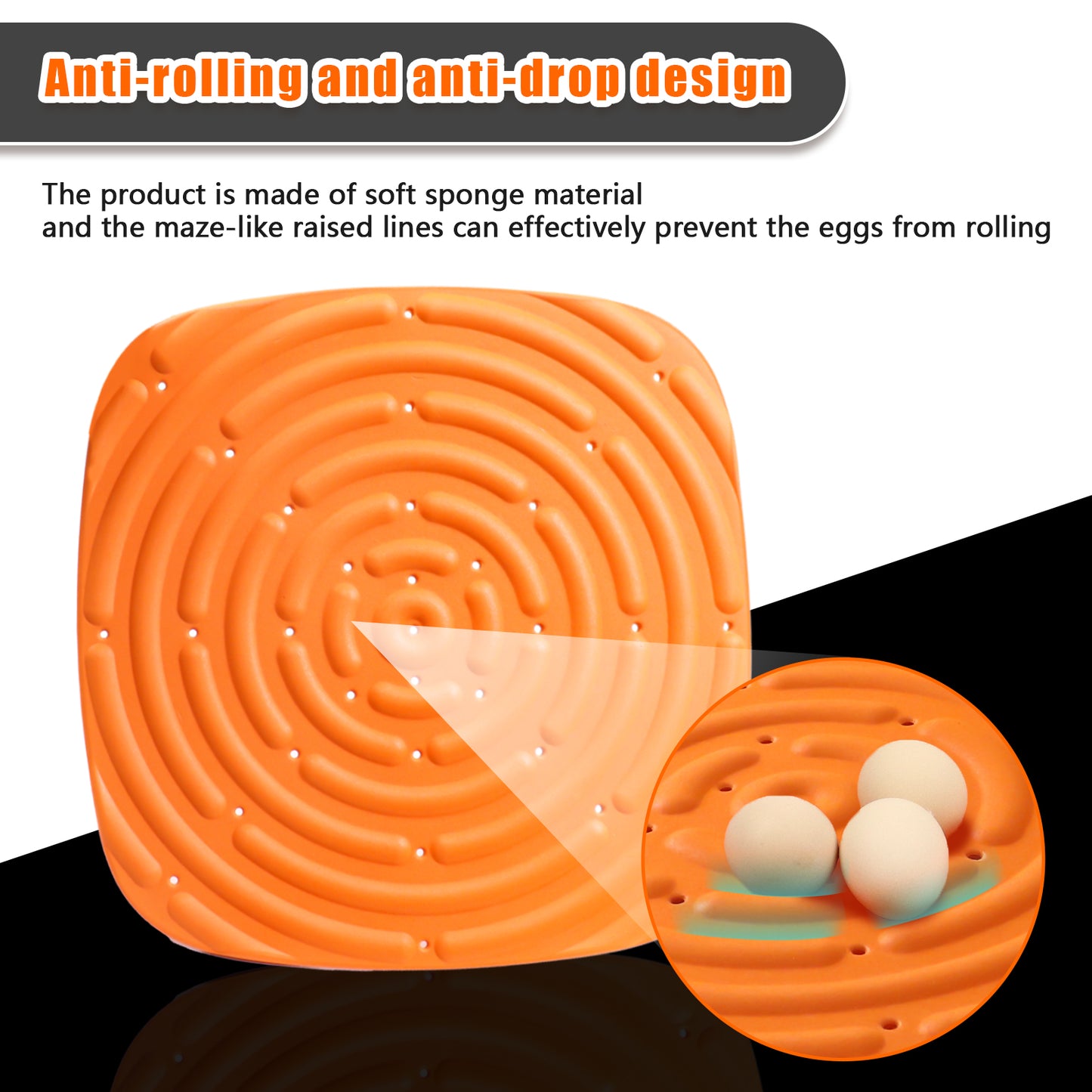 Comfort Chicken Nesting Pads - Thick, Eco-Friendly, Non-Slip & Easy-Clean, 13x12 Inch (2 Pack)