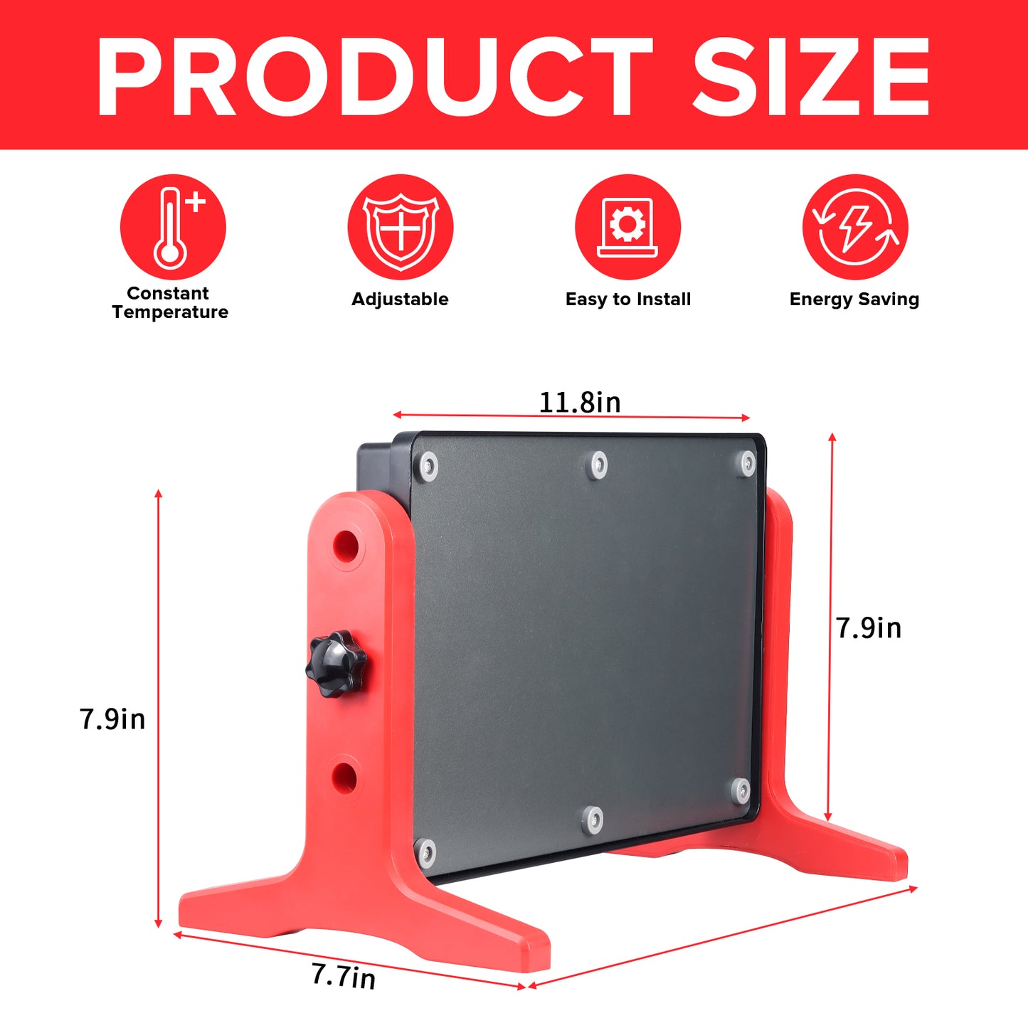 Adjustable Chick Brooder Heater – 3-Mode Temperature Control & Energy Efficient